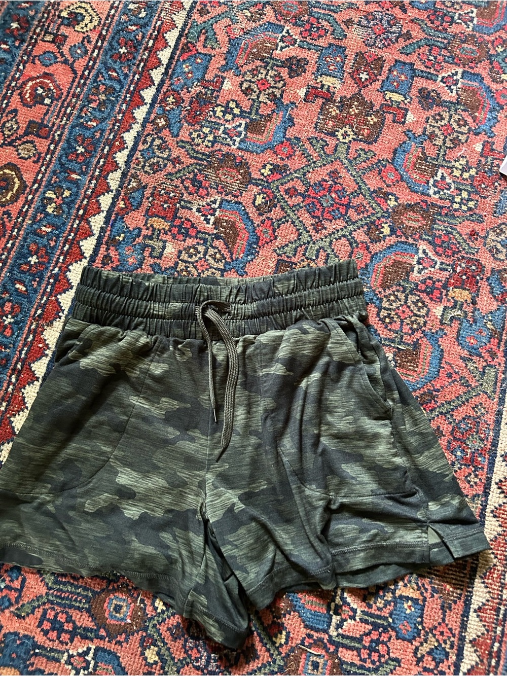 Athletic Works Olive Green Camo Shorts
